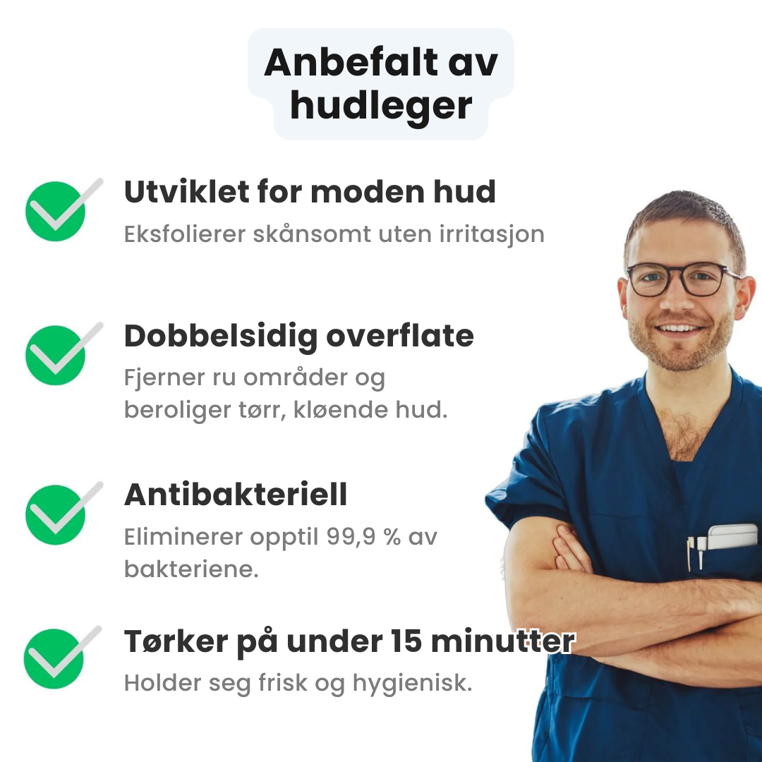 Blissy™ Eksfolierende antibakteriell dusjklut